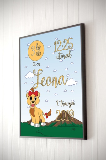 Baby room poster